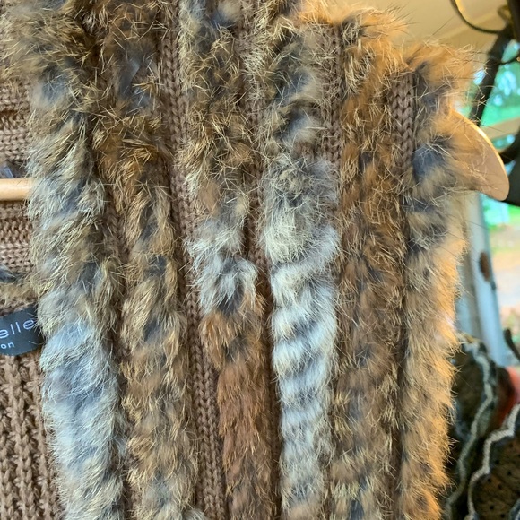 Bagatelle Real Genuine Fur Sweater Vest - Picture 7 of 10